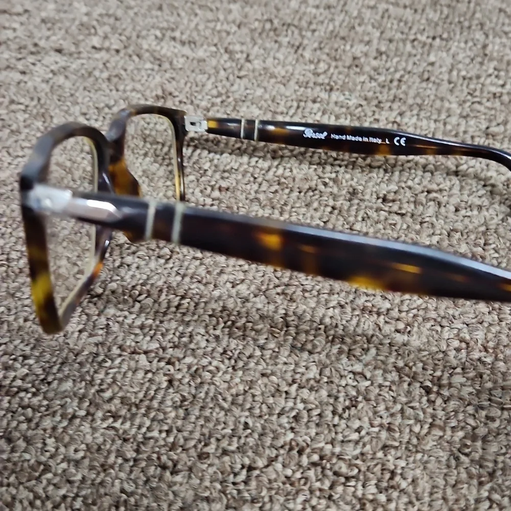 Persol Eyeglasses w/ Case PO 2880-VM 24 Havana 56-18-145 Unisex Glasses - Picture 7 of 8